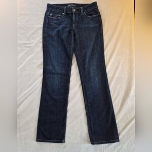 Ann Taylor Modern Fit Lindsay Waist Dark Blue Jeans Size 4